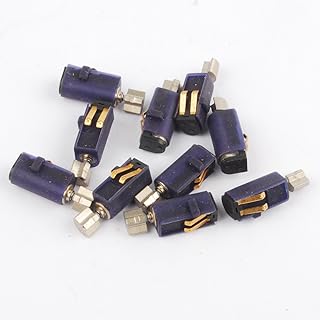 NW 10Pcs DC3V 4x12MM Coreless Motor with Vibration Mini Vibration Motor 2V-4.5V 40mA -90mA For Cell Phone with Rubber Sleeve