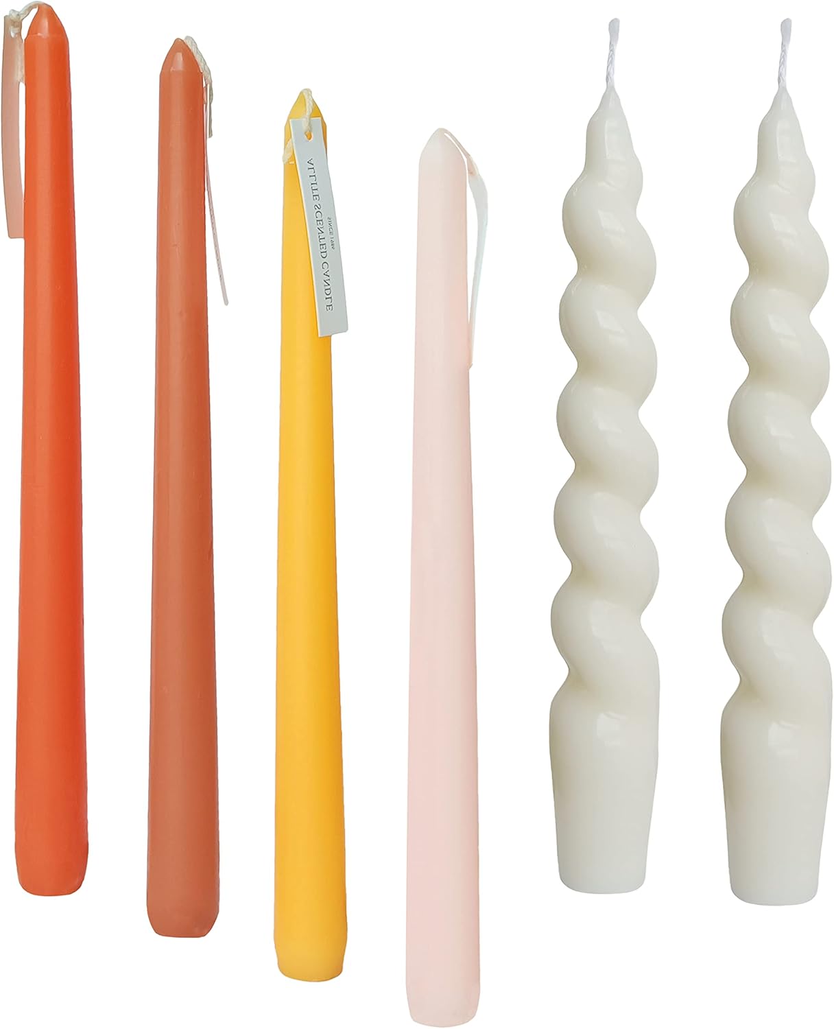 Taper Candles Stick Candles for Holiday Wedding Party Unscented Dinner Candle Dripless - Christmas Gift