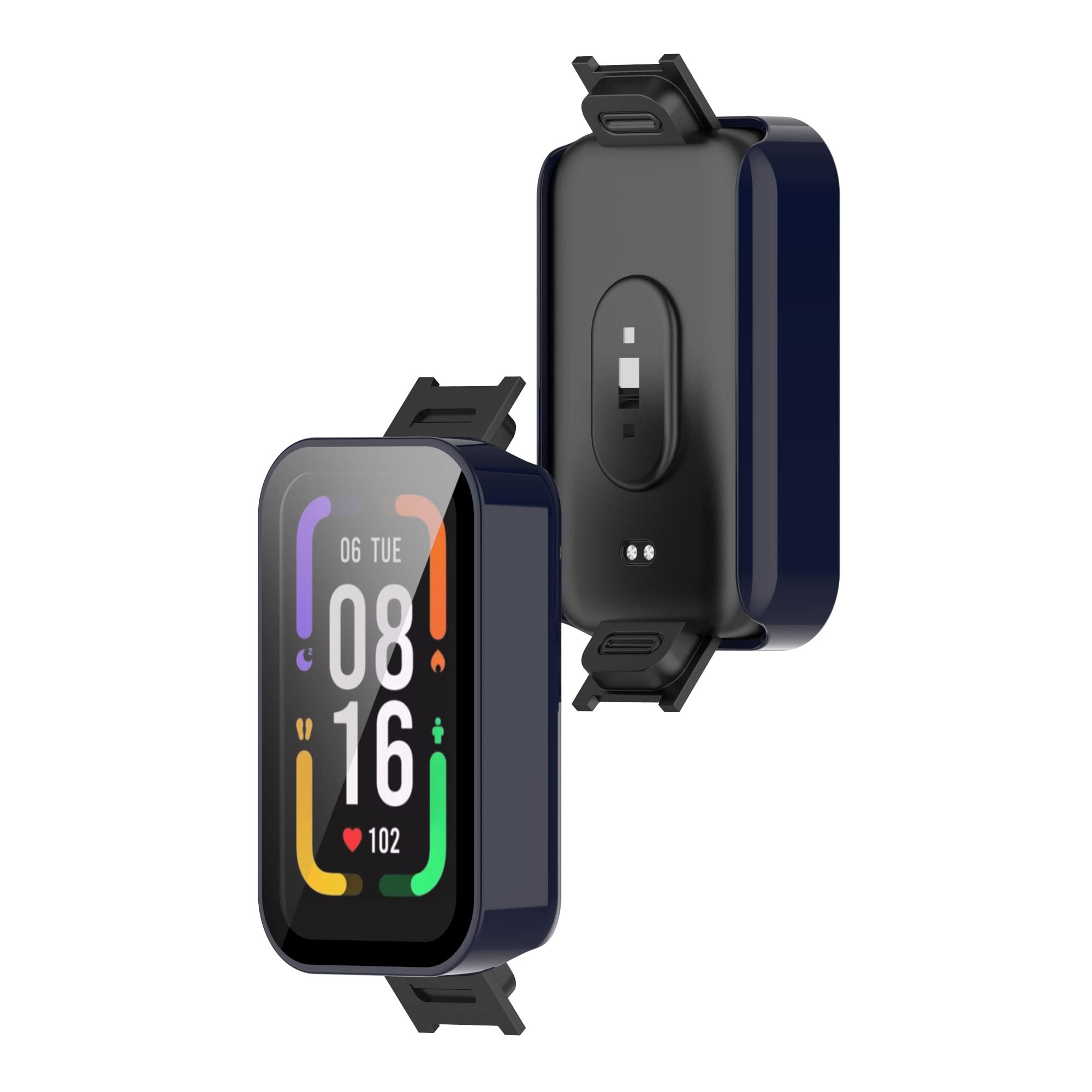 Custodia Protettiva In TPU Per Xiaomi Redmi Smart Band Pro | Copertina Morbida Trasparente | Leggera E Ultrasottile | Accessorio Rosa - copertina