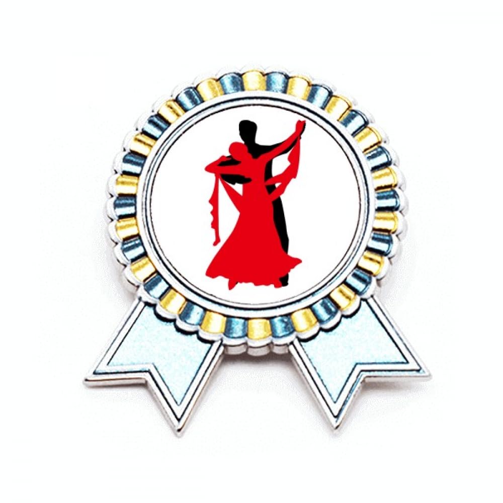 Broche Danse en Métal Taille M - Médaille Award de Danse Sociale