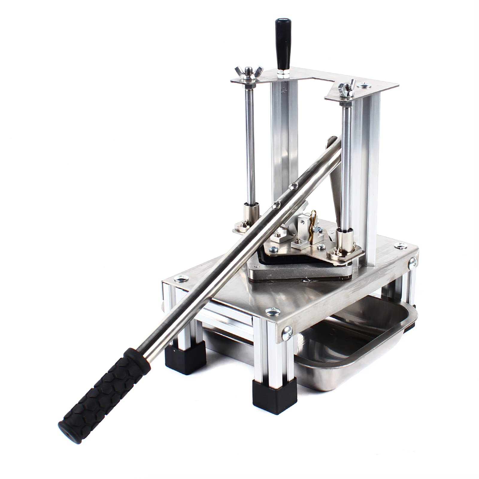 Affettatrice verticale per patate, in acciaio inox, manuale con 7/10/14 lame, 3 tecnologie antiscivolo, per patate, verdura, frutta, GKRWH-729