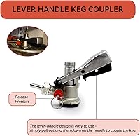 Vista 4 de BACOENG Kit de conversión de refrigerador Kegerator de montaje en puerta de grifo doble sin tanque