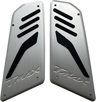 For TMAX560 2012-2021 Foot Plate Board Pad For TMAX 530 Anti Slip For T-max 560 Rest Pads For TMAX530Silver