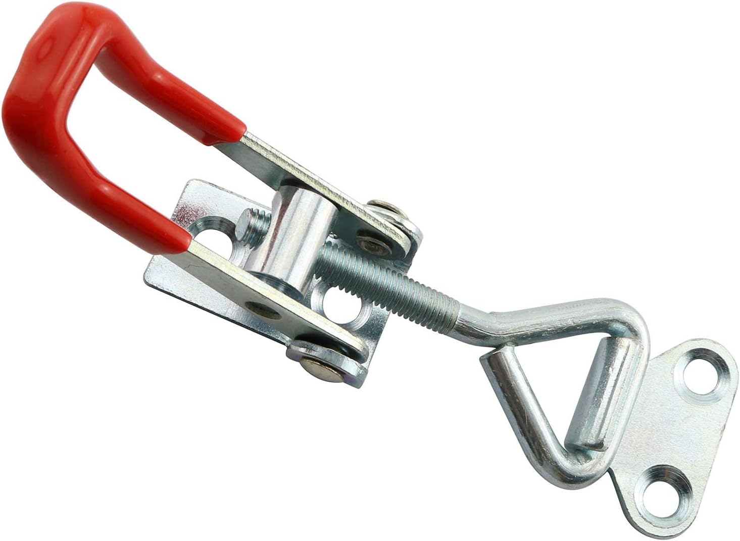 4PCS Latch Catch Cabinet Boxes Handle Toggle Lock Clamp Hasp Silver 4001