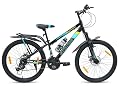Tata Neutron Cycle in 24t Wheel Size with 21 Speed Shi-Mano Gears with Front Suspension with Carrier with Dual disc Brakes for Age Group 9 to 11 Years gallery image