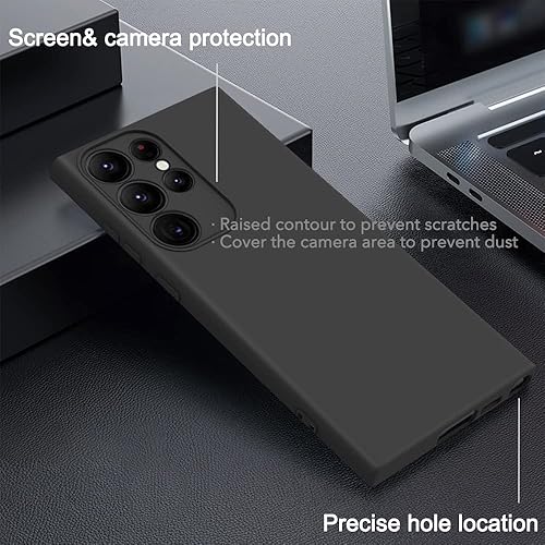 Miniatura 6 de Funda magnética ultrafina para Samsung Galaxy S23 Ultra Slim Fit Compatible con Magsafe, color negro, antihuellas, a prueba de golpes, suave TPU