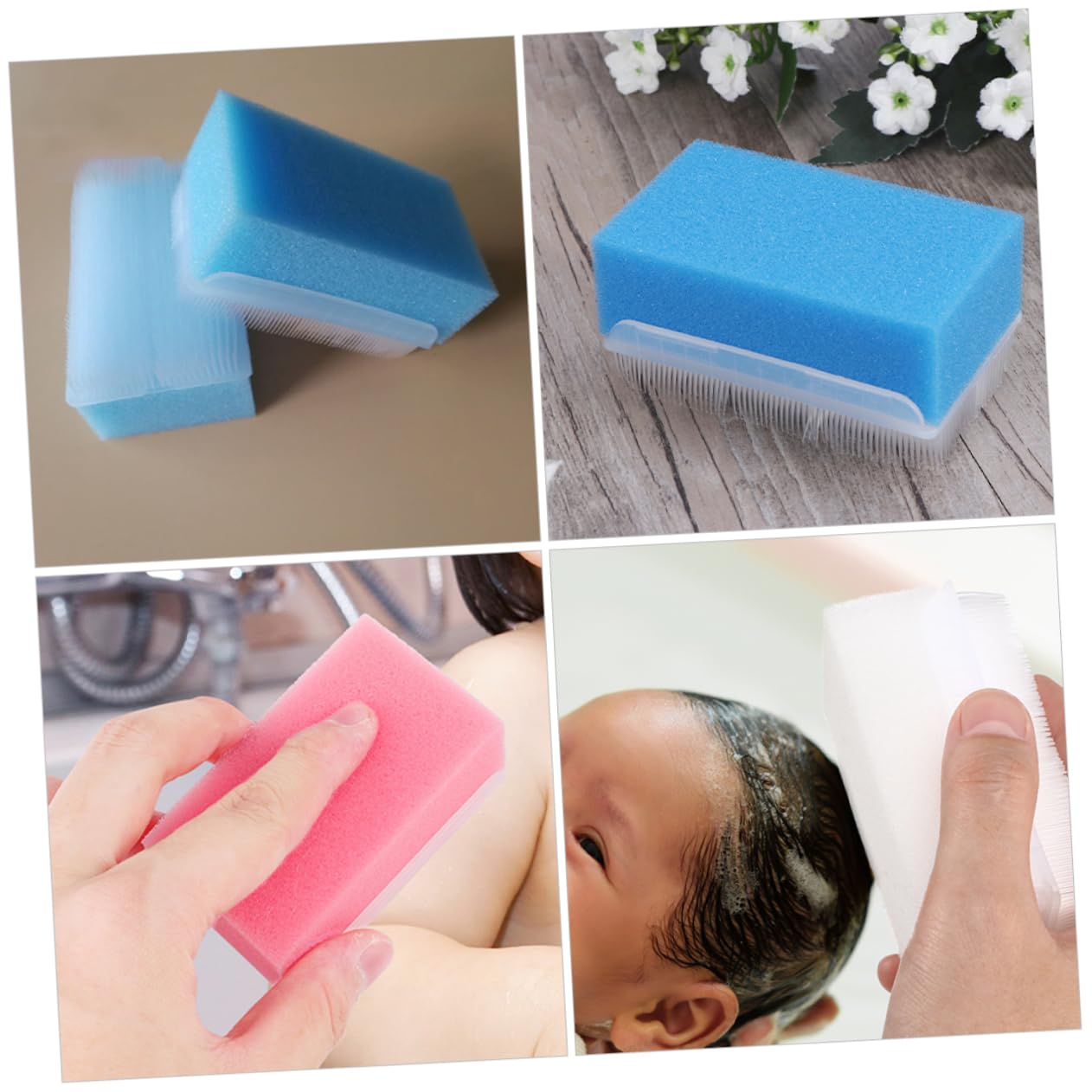 15pezzi Spazzole Da Bagno Per Strumenti Sensoriali Portatili Per Stimolazione Tattile Per Bagno e Attività Educative