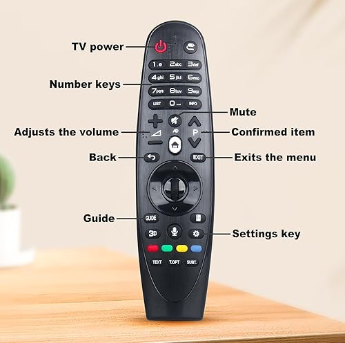 Miniatura 3 de AN-MR600 - Control remoto para Smart TV L-G, no requiere programación, uso directo, control sin esfuerzo para varios modelos de TV L-G 55EG910T-TB