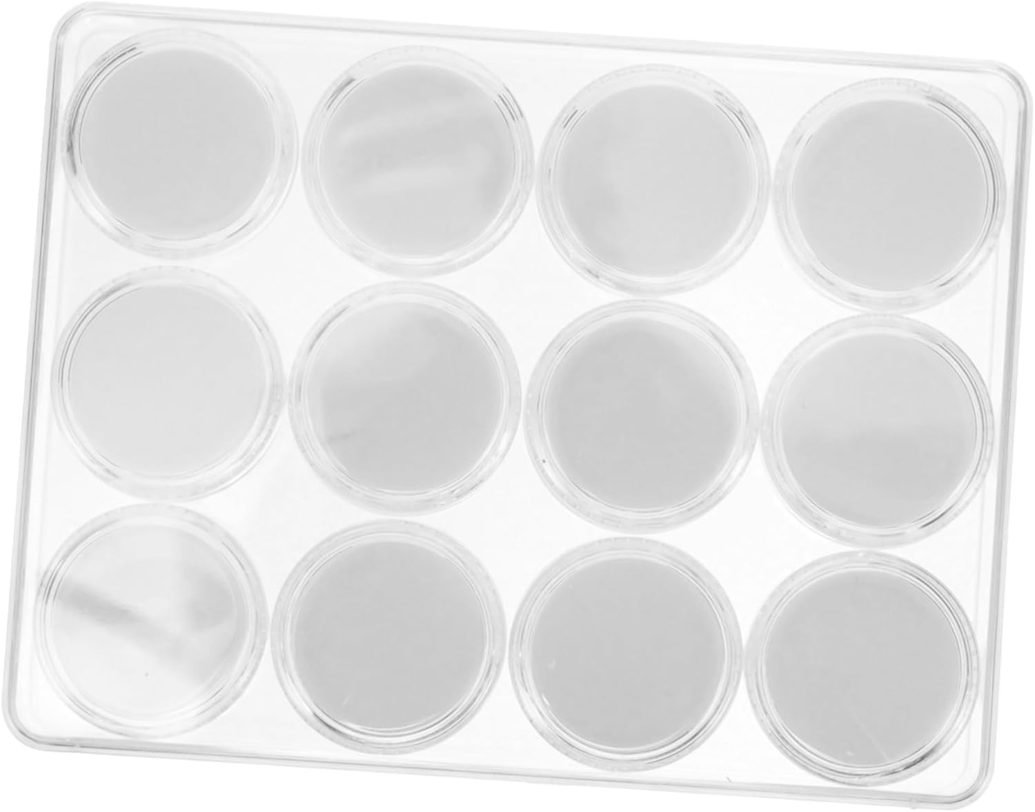 5 Sets Gemstone Display Case with Clear Lid Jewelry Organizer Box for Rings and Beads Storage Lightweight and Break Resistant Design