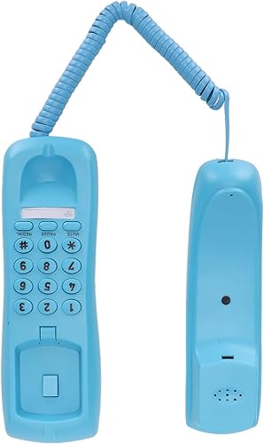 Miniatura 7 de PUSOKEI Teléfono con cable, teléfonos para personas mayores, teléfono de pared de hotel, teléfono de escritorio con cable con función de