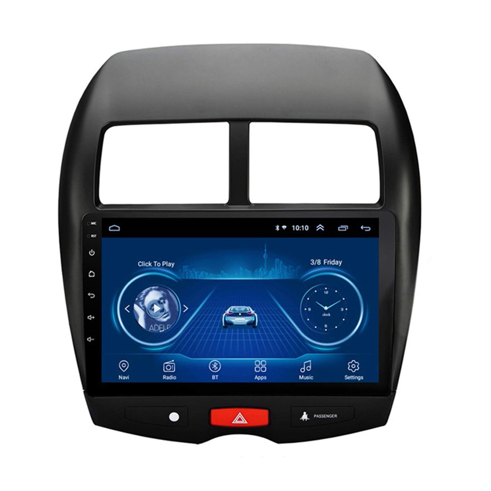 Auto radio Bluetooth con GPS y cámara trasera para Mitsubishi ASX 13-15