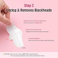 Vista 7 de Mefactory 3-Step Blackhead Remover Nose Strips Korean Skincare Instant Blackhead & Clogged Pore Removal Deep Cleansing, Sebum Control & Pore