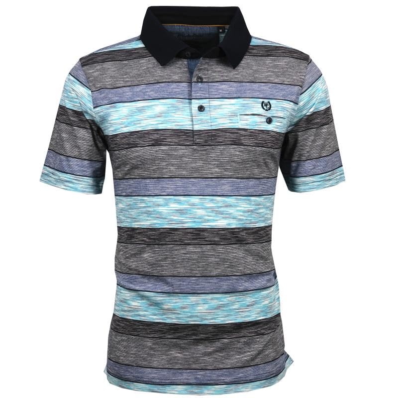 Polo à manches courtes homme confortable en coton anti-transpiration