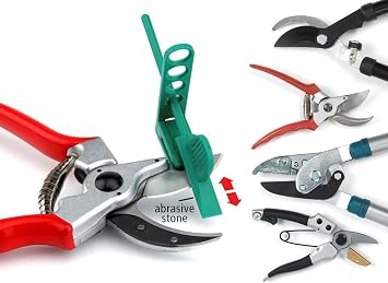 Multi-Sharp 1601 Blade Sharpener for Anvil and Bypass Secateurs, Pruners, Loppers, Pruning Knives, Weed Knives
