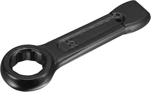 uxcell Llave de anillo de acero de alta resistencia con extremo de caja de 1.260in, herramienta de mano