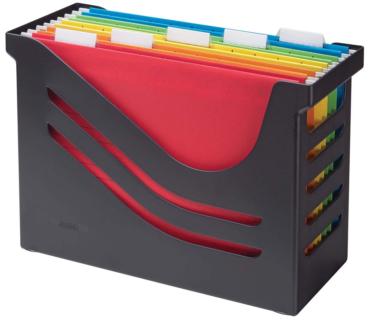 Jalema Re-Solution Office Box, 5 x wys. teczka Euroflex, czarna