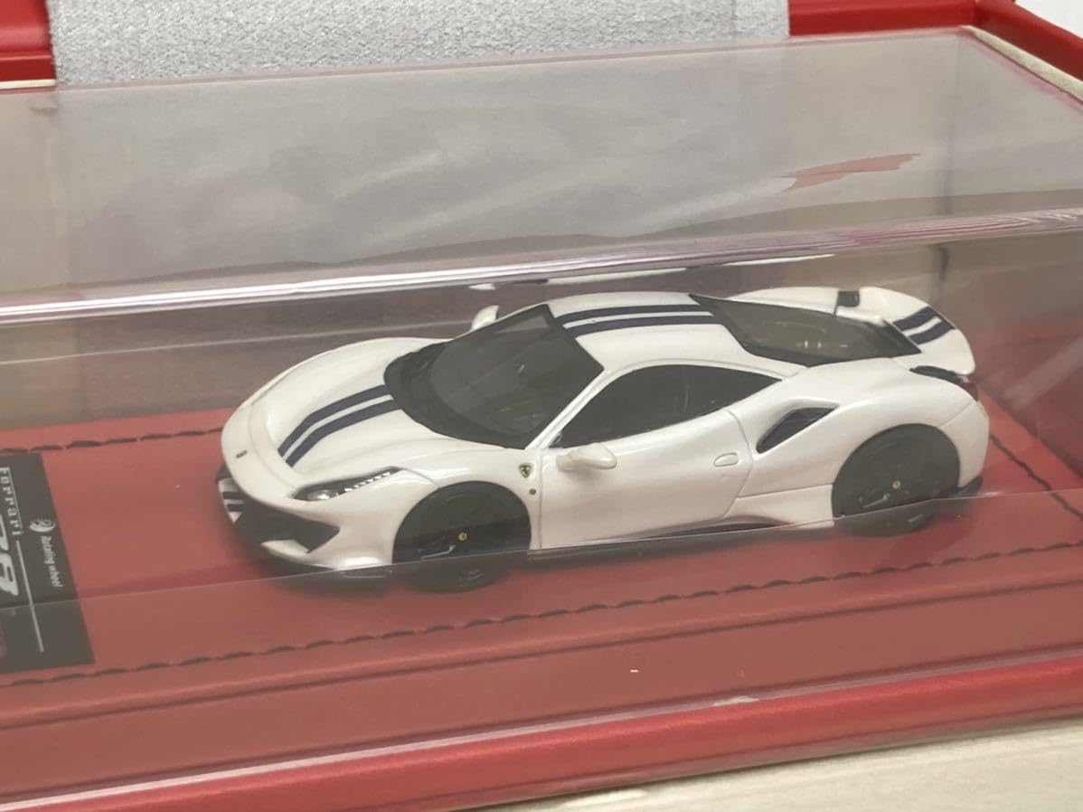 Amazon.co.jp: Rotating Wheel 164 Ferrari 488 Pista Pearl White