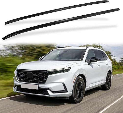 HEKOTE Rieles laterales para portaequipajes para Honda CRV CR-V 2023 2024, portaequipajes de aluminio negro