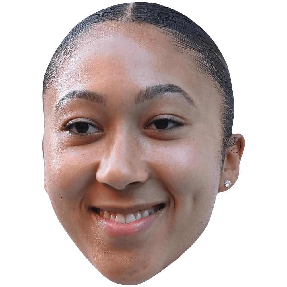 Lauren James (Smile) Celebrity Mask, Flat Card Face, Fancy Dress Mask
