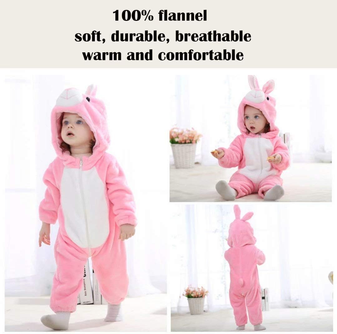 OLLULL Baby Animal Costumes Unisex Toddler Outfit Halloween Dress Up Romper - Image 5