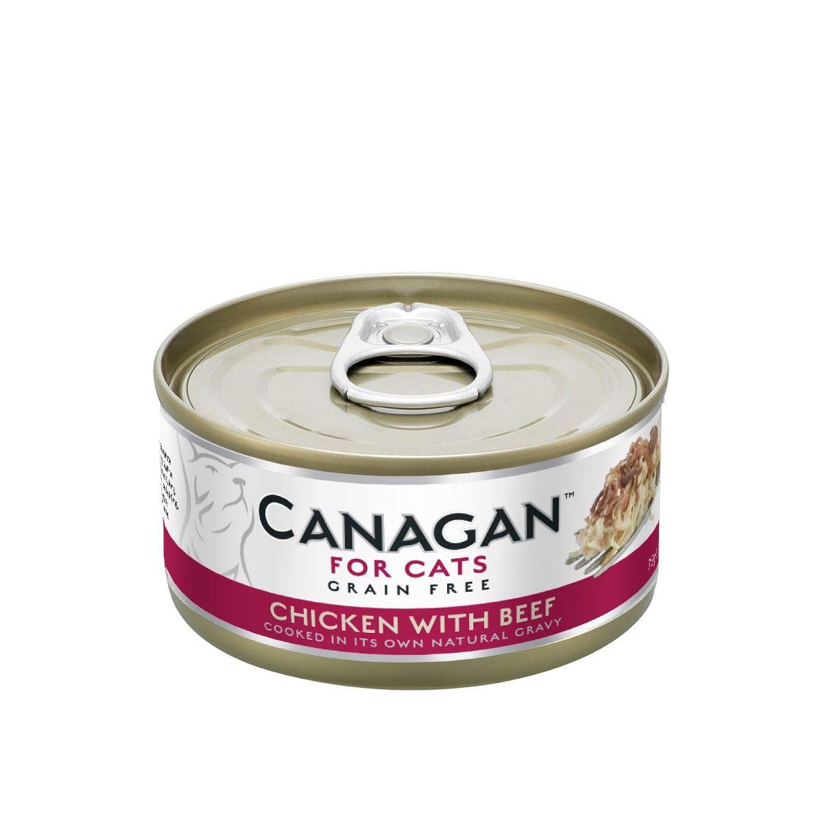 Canagan Cat Tin Chicken and Beef (12x75g Tin)