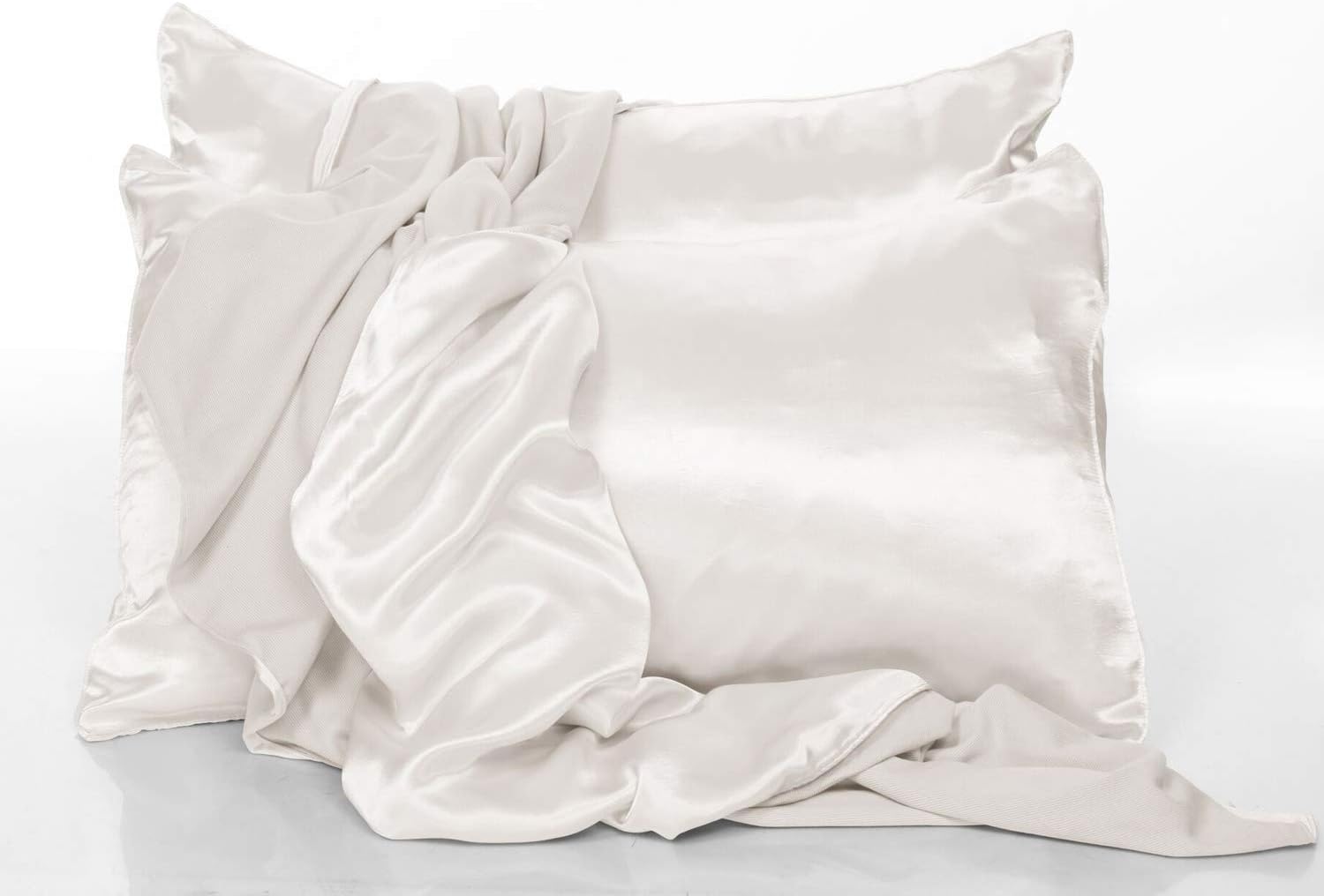 Pearl Satin King Pillowcases - Set of 2