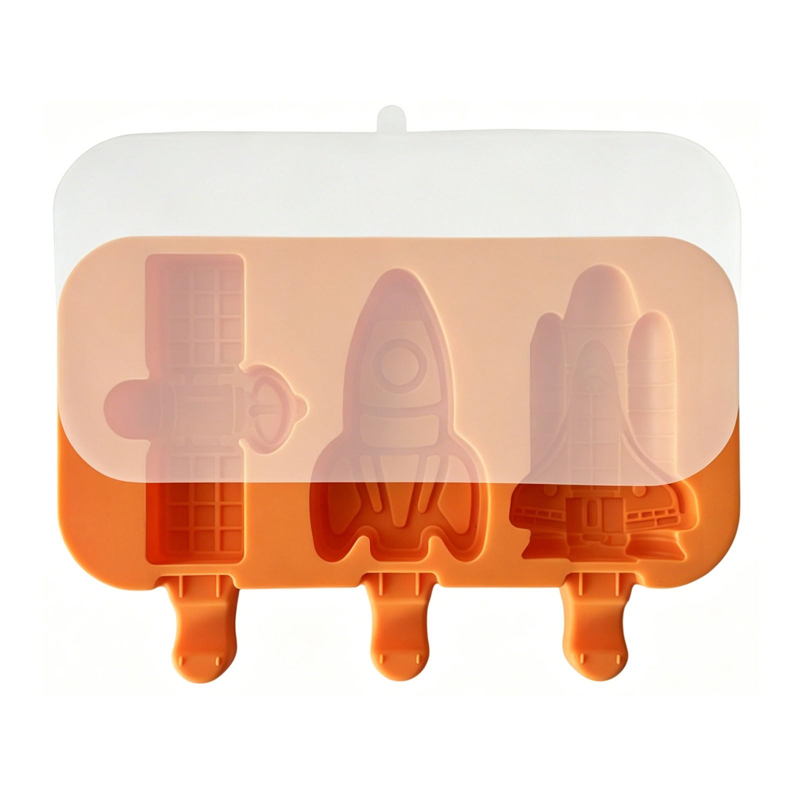 Xinsheinelry Multi Purpose Flexible Silicone Ice Lolly Forms Popsicles Maker Dishwasher Safe Ice Cream Making Molds Dishwasher Safe Stick Maker