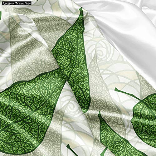 Image of ArtzFolio Hand Drawn Green Leafs | Pouch Wrist Potli Bag | Bag for Weddings & Casual Parties