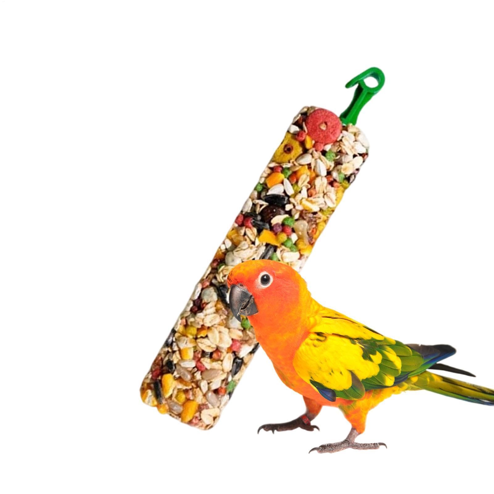 Parrot Treat Sticks | Cockatiel Snacks,Natural Parrot Snacks - for Macaw Conure Pet Parents Animal Lovers Trainers Shelters Living Room Bedroom Study Home