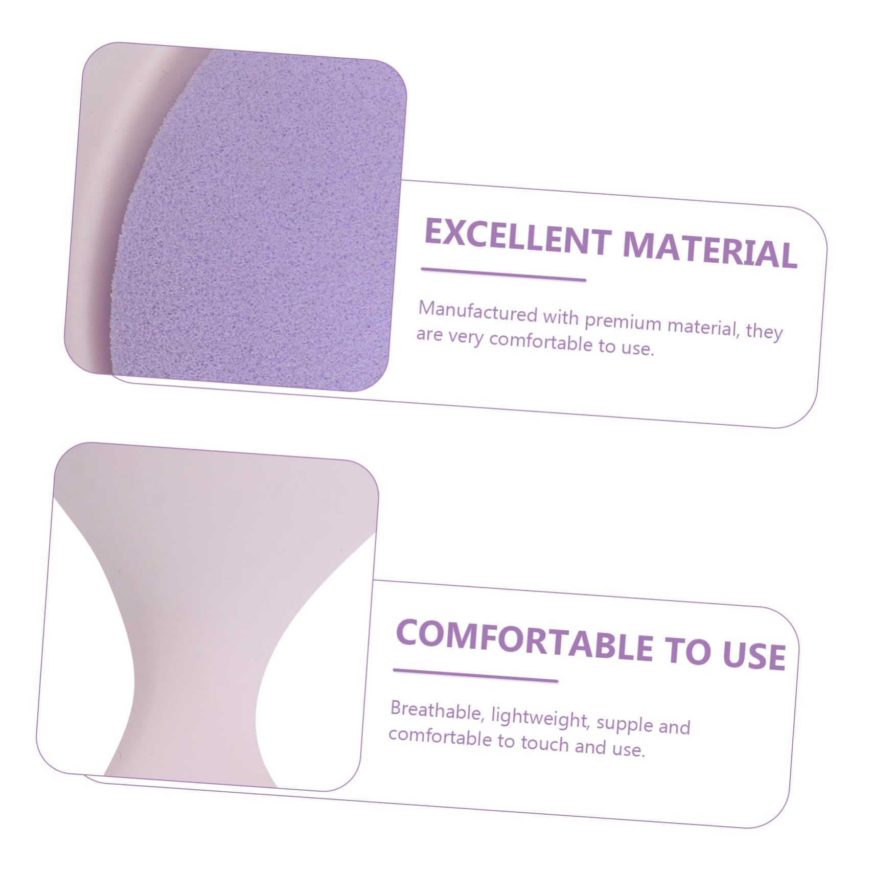 POPETPOP 10pezzi Spugne Make up Design Puff Dual-use Per Applicazione e Bagnata Accessori Cosmetici Lavabili e Riutilizzabili Rosa
