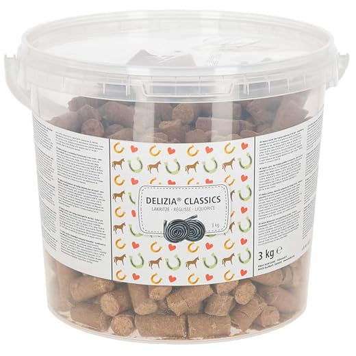 KERBL 325018 Delizia Friandise Réglisse pour Cheval 3 kg
