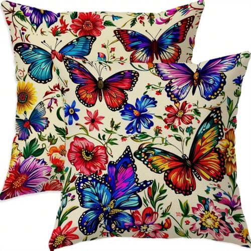 Housse coussin 75x75cm double face avec fermeture éclair invisible