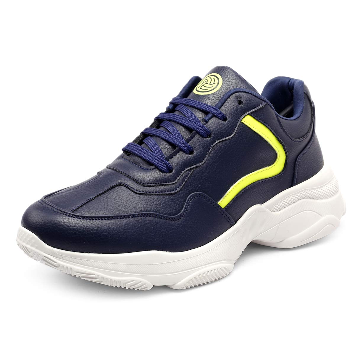 Bacca Bucci Men Platform Chunky Trainer/Sneakers -STAMINA Mid Top Shoes for Gym/outdoor Sports