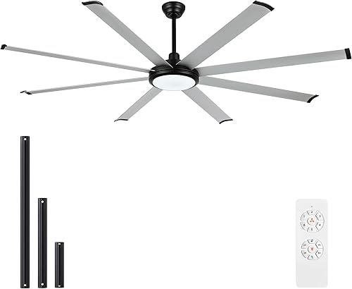 WINGBO Ventilador de techo de 80 pulgadas con luces y control remoto ventilador de techo negro y latón 8 cuchillas reversibles motor de CC WINGBO Ventilador de techo de 80 pulgadas con luces y control remoto ventilador de techo negro y latón 8 cuchillas reversibles motor de CC