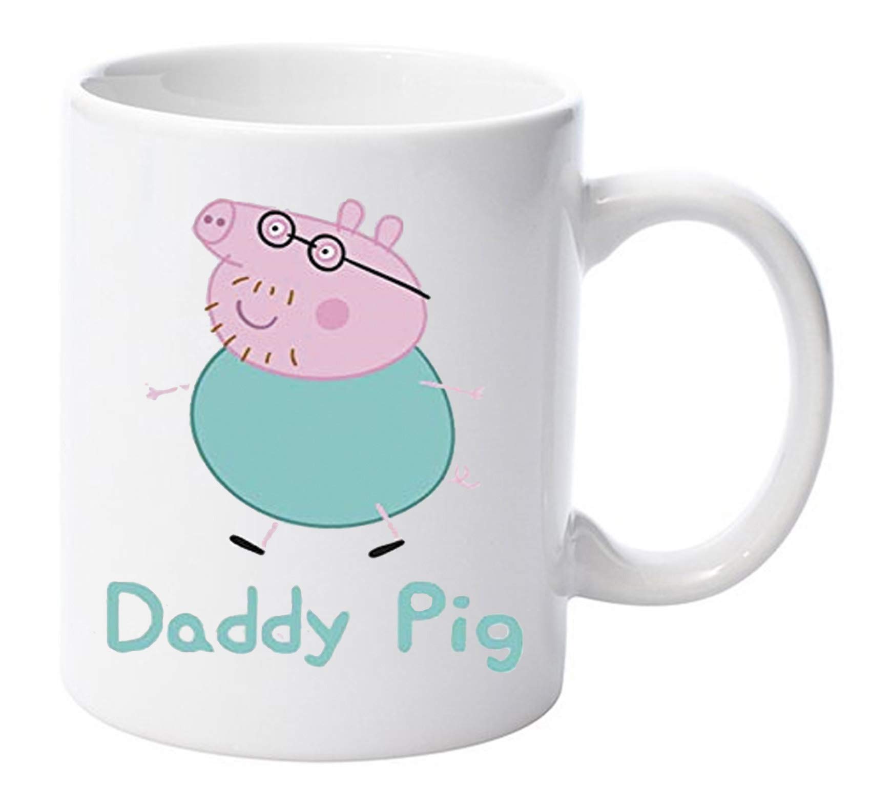 Daddy Pig 11oz Ceramic Mug Gift Xmas Birthday Christmas Fathers Day