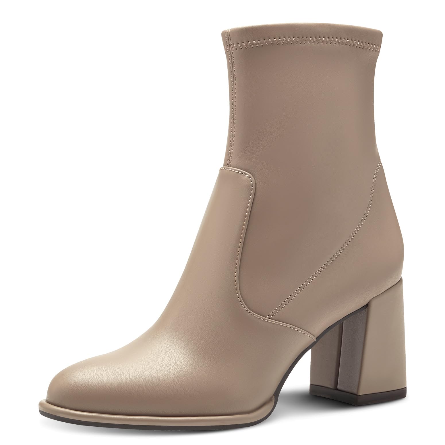 Tamaris Women's 1-1-25357-41 Ankle Boot, Taupe, 7.5 UK