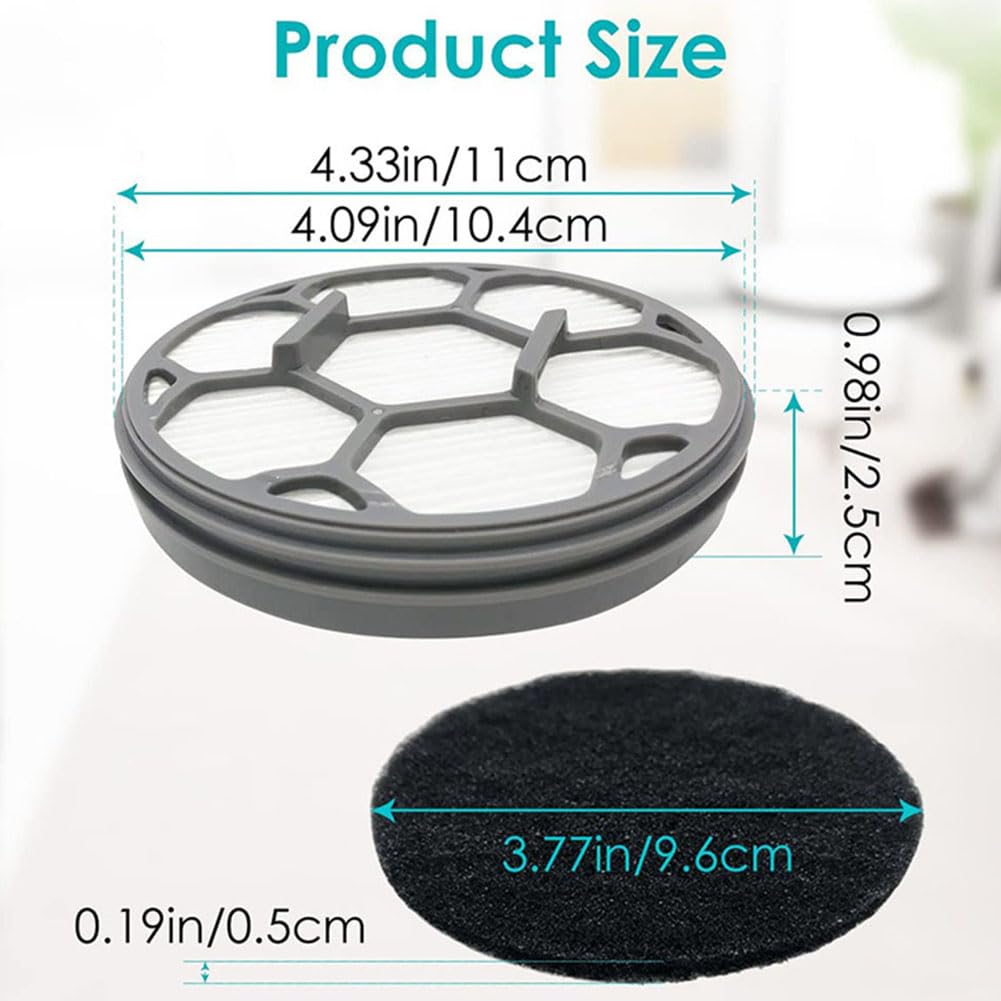 Hepa Filter Spons Vervanging Accessoires voor Neabot P1 Pro Pet Grooming Kit Vacuüm (2 Hepa-filters 4 sponsen Hepa Filter Spons Vervanging Accessoires voor Neabot P1 Pro Pet Grooming Kit Vacuüm (2 Hepa-filters 4 sponsen