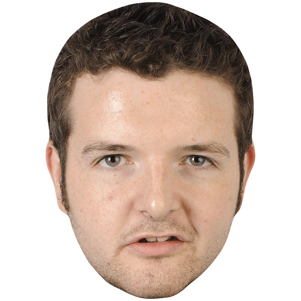 Kevin Bridges (Stubble) Celebrity Mask, Flat Card Face, Fancy Dress Mask