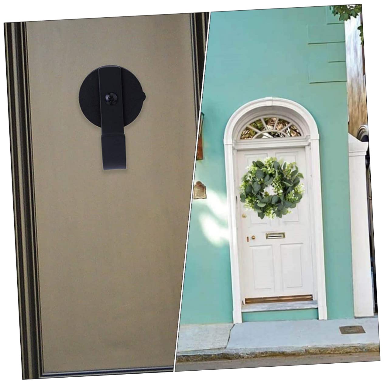 Cabilock 3 Series Magnéticos Decoración De Puerta De Colgar Coronas Almacenamiento Práctico Llaves Y Toallas 2 Piezas X 3