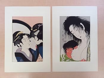 Amazon.co.jp: 『歌麿名作撰』(手摺浮世絵木版画全30枚揃)昭和40年