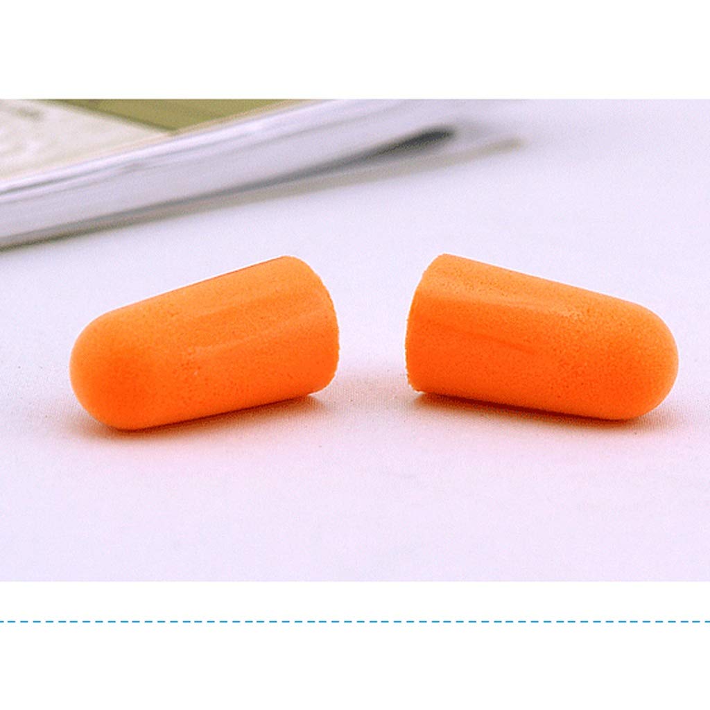 Earplug Súper insonorizadas sueño Anti-ronquidos Estudiante Lateral del sueño Anti-Ruido de la fábrica de artefactos Trabajo contra el Ruido (Color : 100 Pairs, Size : M)