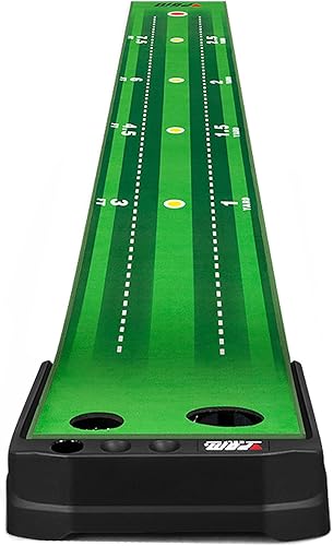 PGM Putting Green Indoor Putting Matt para interiores Alfombrilla de golf con retorno de bola eléctrica Tapetes de golf para práctica en