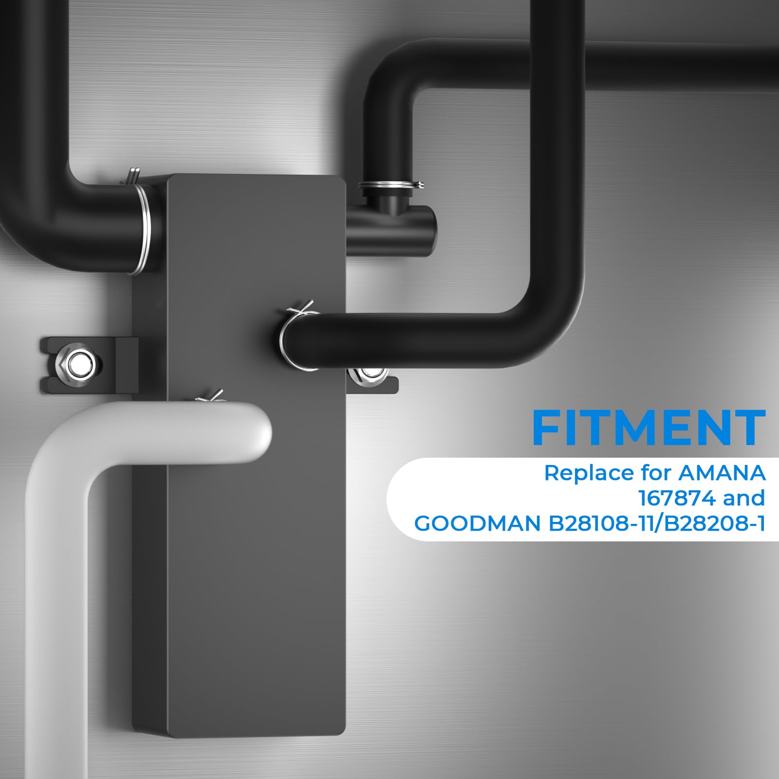 Siphon de vidange de rechange pour climatiseur central Amana 167874 GOODMAN B28208-11