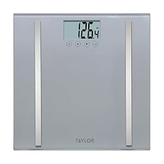 Taylor Digital Body Composition Scale Bathroom Scale for Body Weight Measures Body Fat Body Water and Muscle Mass