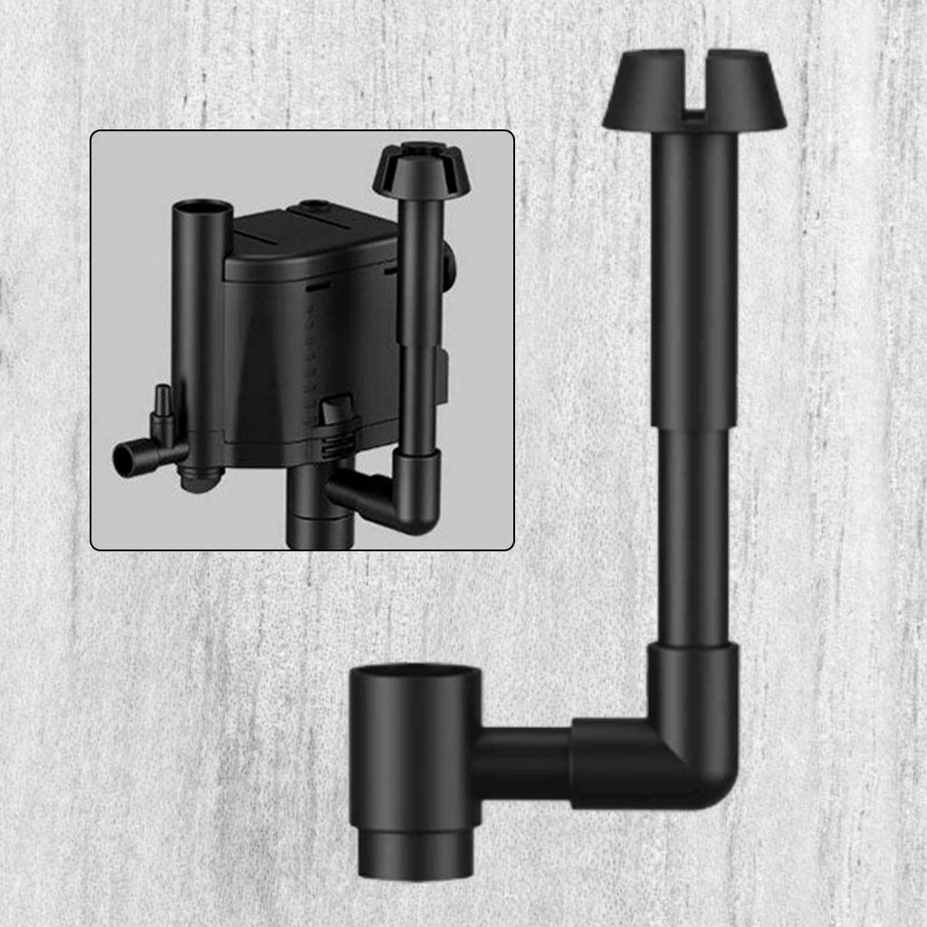 JAGTRADE Fish Tanks Surface Skimmer Oil Slick Remover Part Aquarium Filter Three-in-one Water-Pump Oil Film Filter Water Cleaner, Black