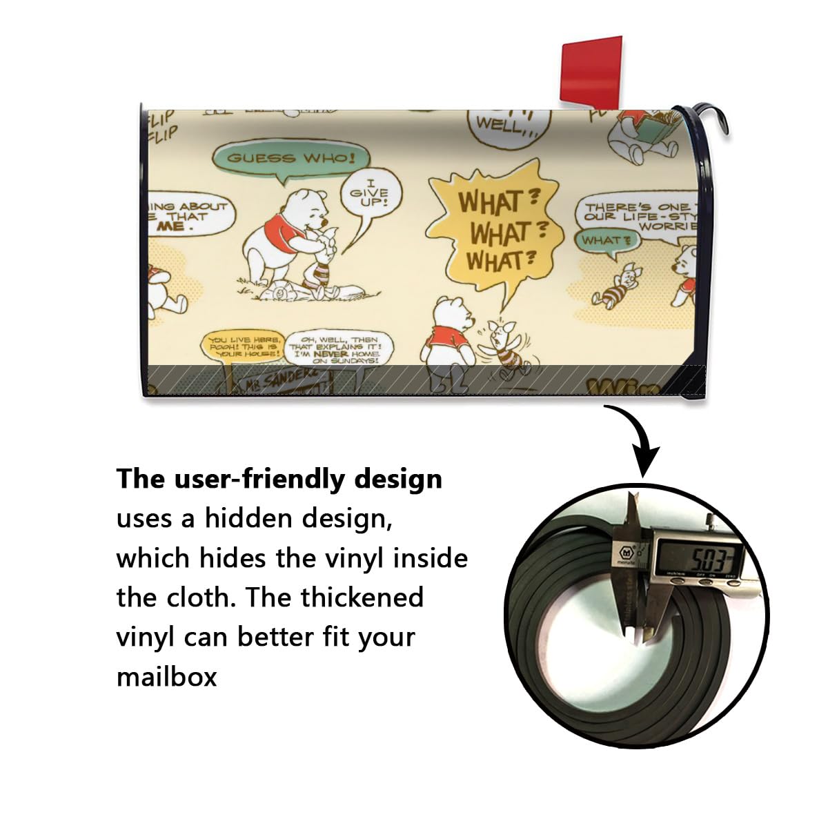 Amazon.co.jp: くまのプーさん メールボックスカバー ポスト レター