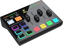 TONOR Gaming Audio Mixer PC, RGB Mixer avec Canaux XLR et…