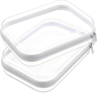 Paquete de 2 fundas rígidas transparentes con...