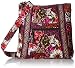 Vera Bradley Hipster Cross Body, Rosewood, One Size