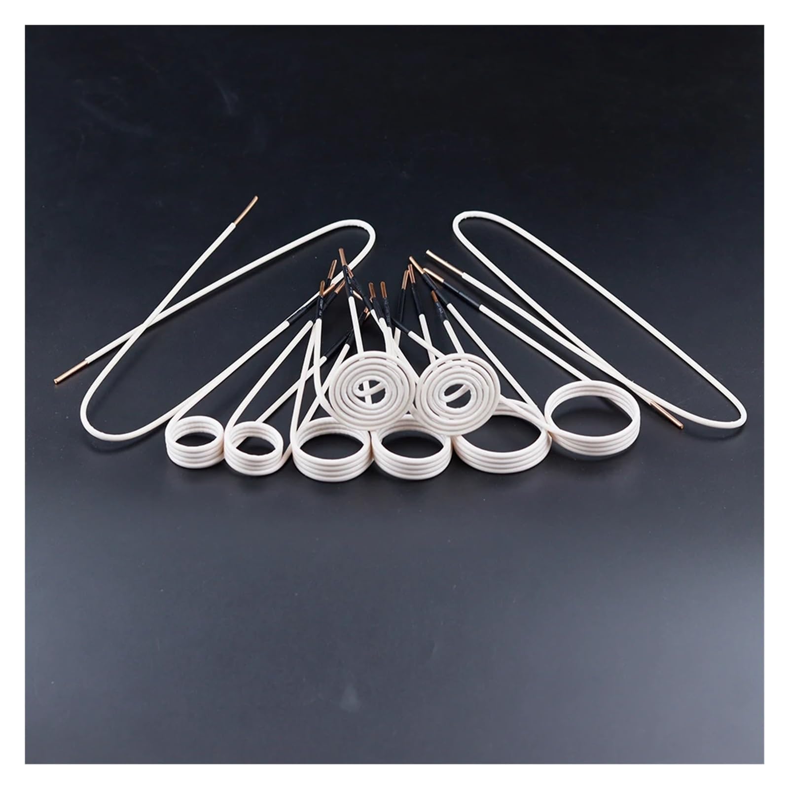 10 sztuk Magnetyczny podgrzewacz DIY cewki indukcyjne 30mm/40/50/750 zestawy cewek indukcyjnych bezpłomieniowe akcesoria grzewcze